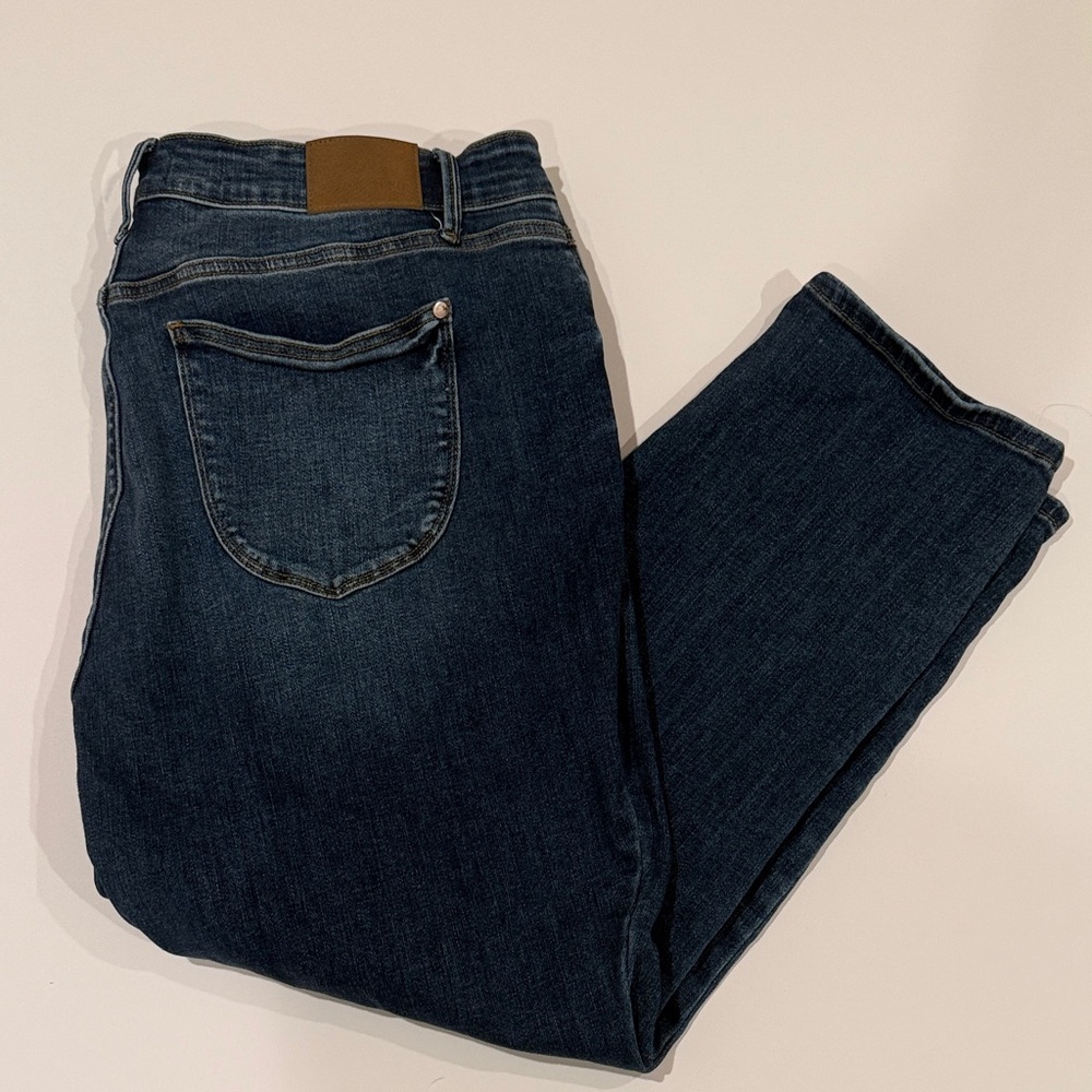 Judy Blue Women's High Rise Dark Blue Jeans Size 20W Slim Fit